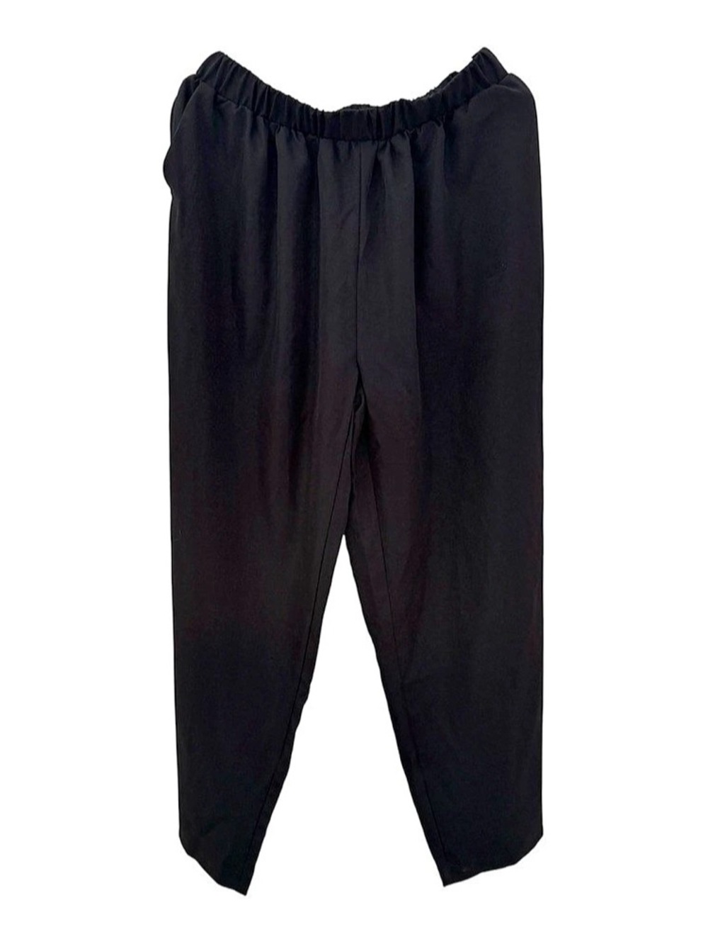 Black Polyester Wide Leg Pants Size Large Like New